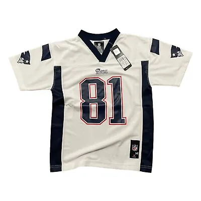 Deadstock NWT Aaron Hernandez Patriots White NFL Licensed Jersey - Youth Medium • $35