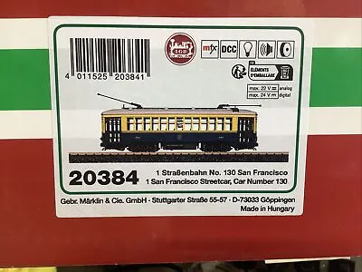LGB 20384 San Francisco Streetcar No.130 With Decoder And Sound MIB/New • $889.99