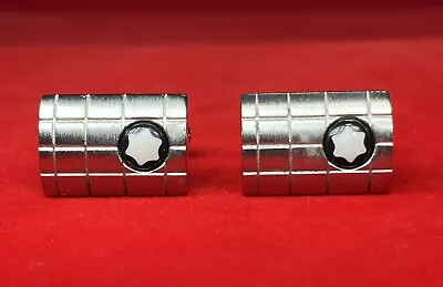 Montblanc Brushed Stainless Steel Cufflinks • $179.10