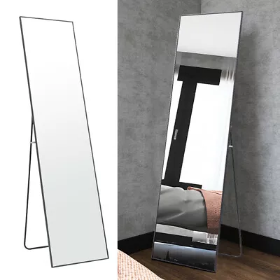  Bedroom Dressing Mirror Free Standing 147cm Long Full Length Mirror Floor Stand • £31.94