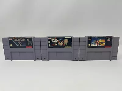 Super Star Wars (Nintendo SNES 1996) - Lot Of 3 Games • $59.99