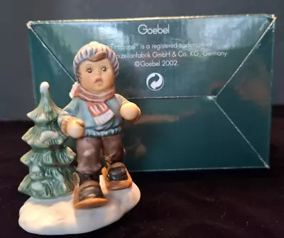 Goebel Berta Hummel Figurine 2001 Christmas Dashing Through The Snow BH 99/P • $15