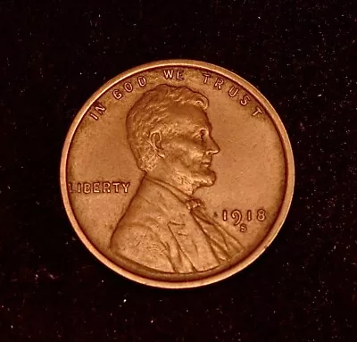 1918 S Lincoln Cent Wheat Penny UNC • $130