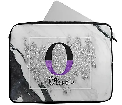 £17.99 • Buy Personalised Any Name Marble Laptop Case Sleeve Tablet Bag Chromebook Gift 6