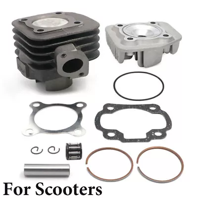 47mm 2 Stroke Cylinder Big Bore 50cc To 70cc For Scooters Jog Minarelli Motors • $73.99