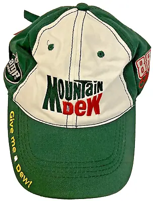 Mountain Dew Dale Earnhardt Jr Hat #88 NASCAR NEW Green Adjustable Baseball Cap • $19.99