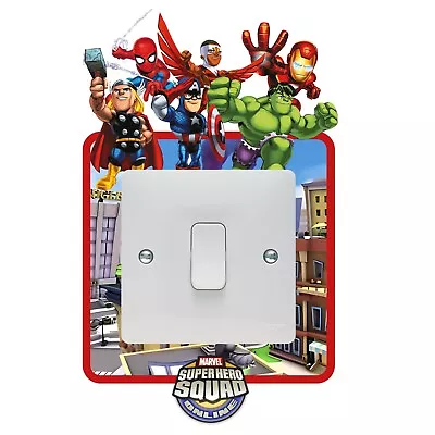 £2.49 • Buy Marvel Avengers Light Switch Surround Sticker Decal Kids Boys Girls Bedroom