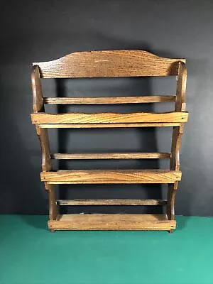 Vintage Spice Rack | Wood | 3 Tier | Unbranded | Holds 18 McCormick Jars • $29.99