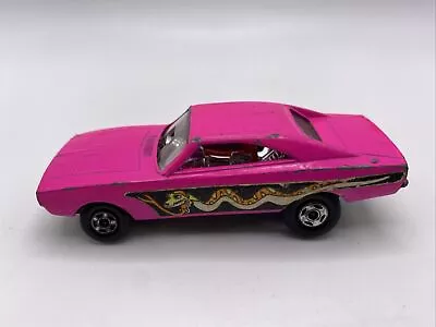 Vtg Lesney Matchbox Superfast Dodge Dragster No.70 1971 Pink Made In UK • $16.99