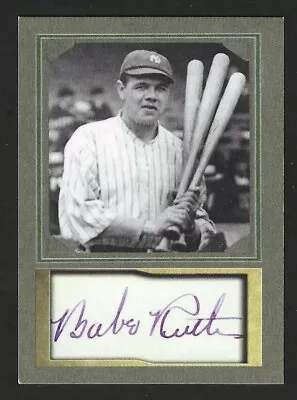 Babe Ruth - Yankees - D. Gordon Aceo Promo Trading Card - Mint Condition • $3.99