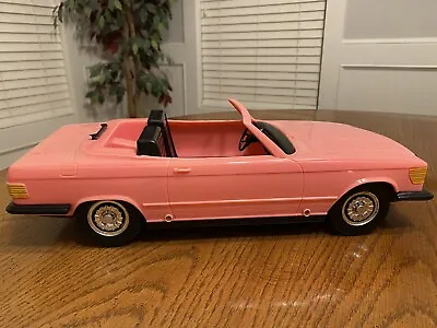 Vintage 1983 Meritus Maxie Barbie Doll Pink Mercedes Benz Convertible Barbie Car • $20