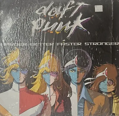 Daft Punk Harder Better Faster Stronger 12” Maxi Single Vinyl Record • $78.54