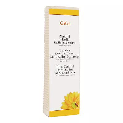 GiGi Natural Epilating Strips Large (3 X 9) 100 Strips Brand New • $14.89