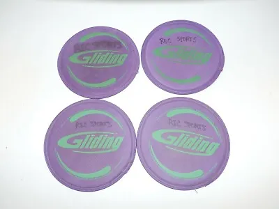 Gliding Discs Home Workout Flexible Exercise Nylon Gliders Hardwood Floors Qty 4 • $19.99