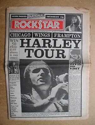 National Rock Star. October 30 1976. Steve Harley Dr Feelgood Thin Lizzy Etc • £9.99