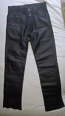 Men's Leather Trousers Used Nickelson Legend Bikers GAY INTEREST • £20