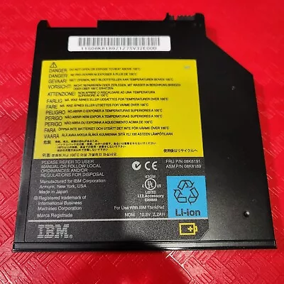 IBM Lenovo Slim Battery For ThinkPad T40 R40 X60 Series FRU PN 08K8191 JAPAN • $19.99