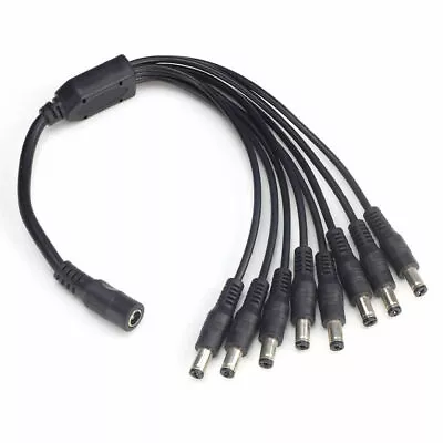 PwrON Surveillance Camera Cord Splitter 1-8 For Q-See NightOwl Lorex Swan CCTV • $7.69