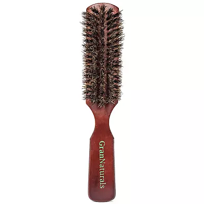 Grannaturals Soft Bristle Hair Brush For Men - Slick Back Hair Brush - Natural W • $9.53