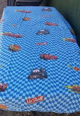 Disney Pixar Cars Fitted Full (NOT DEEP) Sheet Rusteze Racing Center Team 95 • $19.98