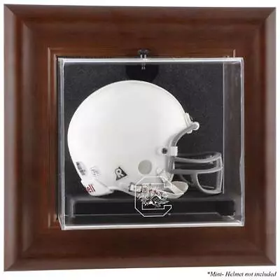 South Carolina Brown Framed Wall-Mountable Mini Helmet Display Case • $79.99