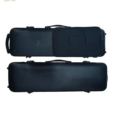 Quality 4/4 Carbon Fiber Violin Case Music Sheet Bag Hygrometer Password Lock • $99