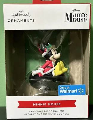 Hallmark Ornaments Disney Minnie Mouse On Tube Christmas Tree Ornament Holidays • $5.59
