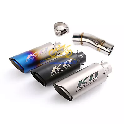 For Kawasaki Ninja 400 Z400 2017-2023 Exhaust Pipe Slip On 51mm Mufflers Escape • $97.24