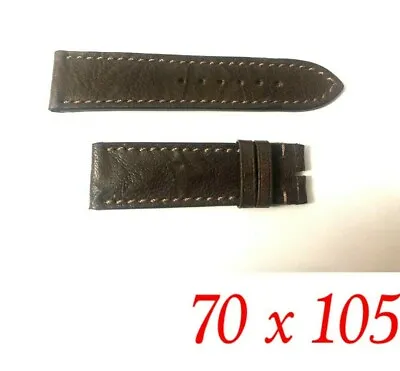 Authentic Muhle Glashutte 22mm Dark Brown Leather Watch Strap Band  • $80.43