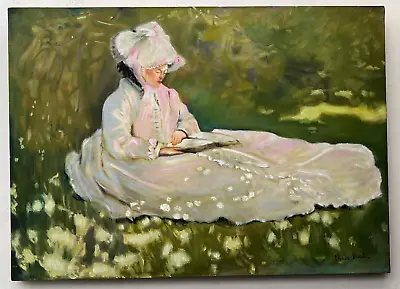 Claude Monet (Handmade) Oil Painting On Canvas Signed & Stamped • $950