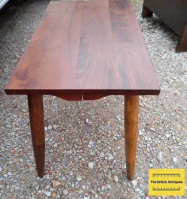 Mid Century Solid Walnut  Coffee Table  (CT-52) • $399