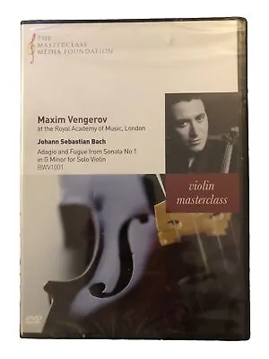 Maxim Vengerov Violin Masterclass (mozart Violin Concerto No 3 In G Major DVD) • £7.99