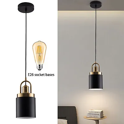 Modern Metal Pendant Light Kitchen Island Lighting Ceiling Light Hanging Lamp • $19.95