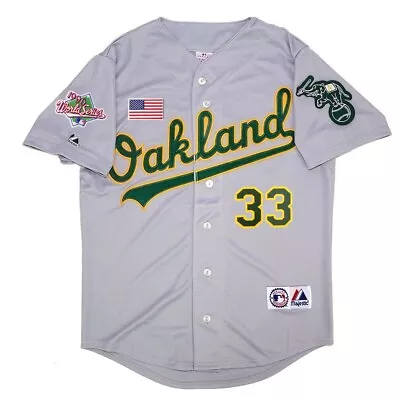 Jose Canseco Oakland Athletics 1990 World Series Grey Road Men's Jersey (S-3XL) • $129.99