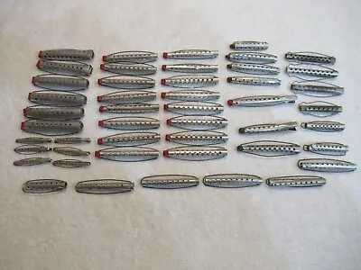 Metal PERM RODS 35 Vintage Curlers Silver Clips Made In USA Perm Wave Plus • $14.50
