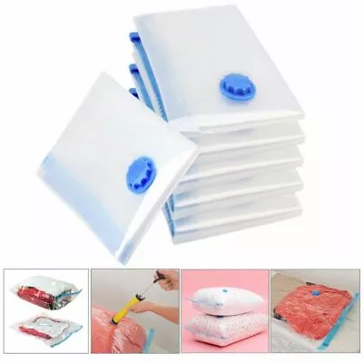 Vacum Vacuum Bags Storage Space Saving Bag Sealing Air Tight Vac Size 70 X 50cm • £2.99