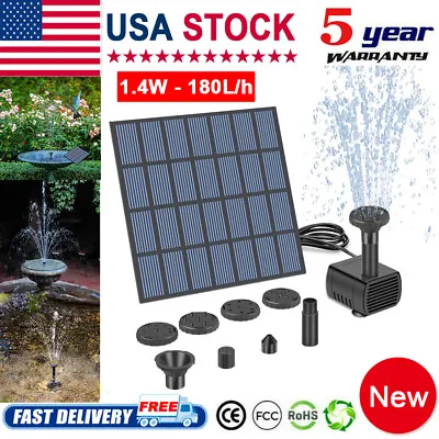 180L/H Solar Power Panel Kit Fountain Pool Pond Garden Submersible Water Pump • $10.49