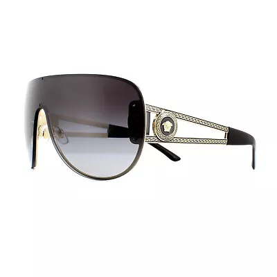 Versace Sunglasses VE2166 12528G Pale Gold Grey Gradient • $259.60