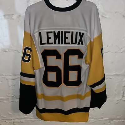 Mario Lemieux Pittsburgh Penguins #66 Jersey M Medium CCM Heroes Of Hockey NHL • $85