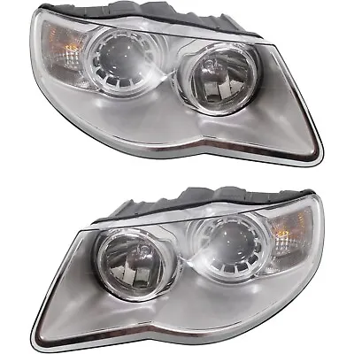 Headlight Set For 2008-2010 Volkswagen Touareg Left And Right With Bulb Halogen • $310.33