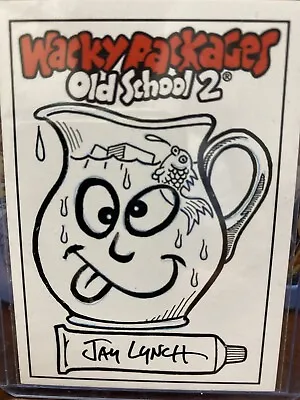 Jay Lynch 2009 Topps Wacky Packages Old School Series 2 Sketch Card Gpk • $45