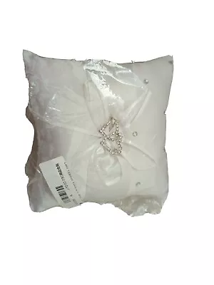 . Bridal Wedding/Ceremony Ring Bearer Pillow Cushion Heart/Ribbons Ring Pillow • £5