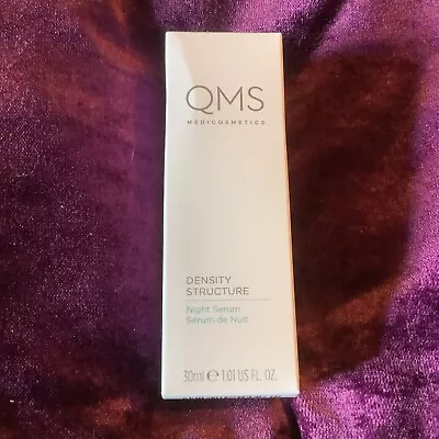 QMS Medicosmetics Density Structure Night Serum 30ml RRP£195 Sealed Box Free P&P • £31.99