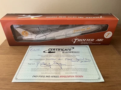 £499 • Buy Only Fools And Horses TROTTER AIR Plane EXTREMELY Rare SIGNED BY DAVID JASON COA