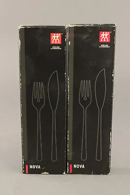 Zwilling J.a.Henckels Nova Fish Cutlery 2 Person Boxed • £19.46