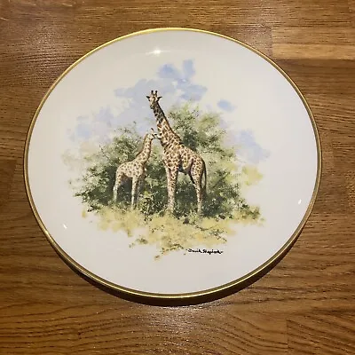 Wedgewood David Shepherd Limited Edition Plate Giraffe Bone China Spink Modern • £20