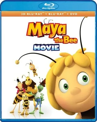 Maya The Bee Movie (3D Blu-ray + Blu-ray + DVD) New • $12.99