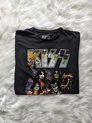 KISS - Band T-shirt - Large - Official Merchandise - Kiss Catalog - Glam Rock • £14.99