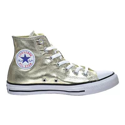 New Mens 11 Converse CTAS HI Light Metallic Gold Canvas 153178F MSRP $65  • $39.94