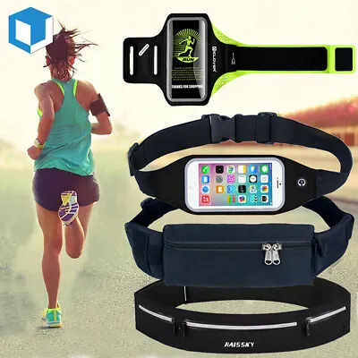 Sport Armband Gym Running Jogging Case Holder Waist Belt Bum Pouch Fr Cell Phone • $8.54